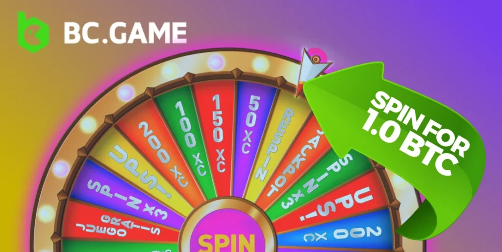 BC Game free spin no deposit