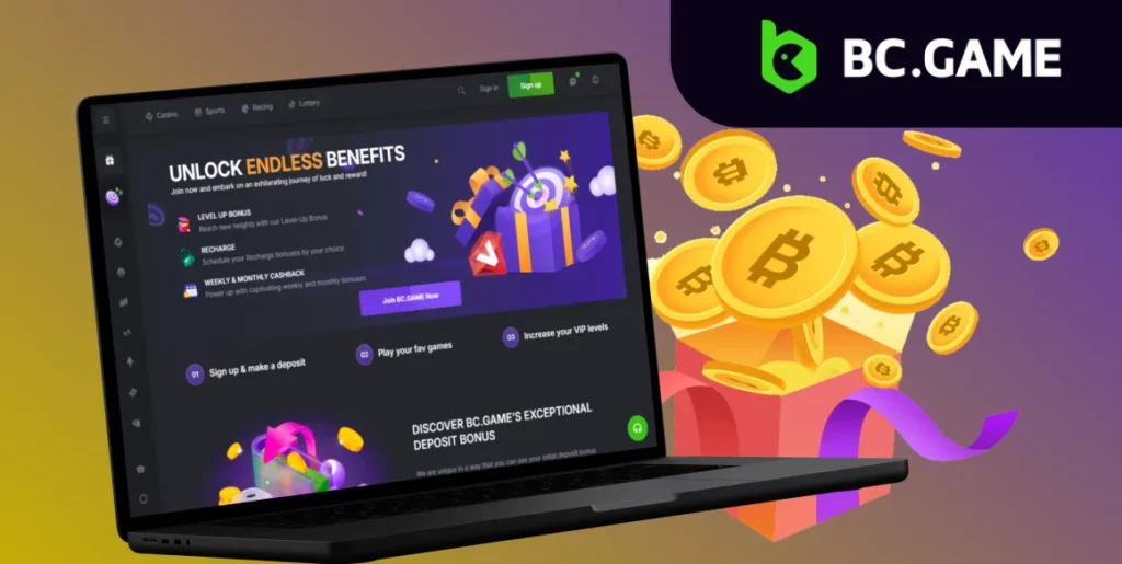 Play casino games and get BC Game bonuses 