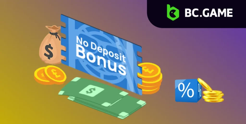 Types of BC Game no deposit bonus